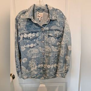 Stoosh paisley print shacket